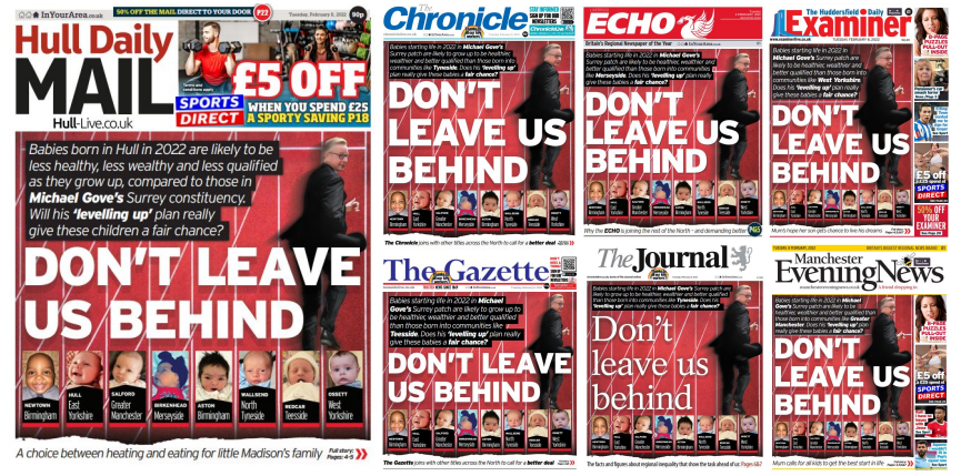 Proud <a href="/hulllive/">Hull Live</a> is joining leading news titles across the North to call on <a href="/michaelgove/">Michael Gove</a>  &amp; @luhc to deliver on their #LevellingUp promises for families in our communities. We're sceptical. Prove us wrong #TomorrowsPapersToday #Hull hulldailymail.co.uk/news/hull-east…