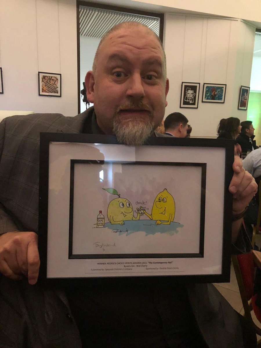 We are delighted our Byron’s Gin, Bird Cherry has won, The Contemporary Gin G&amp;T at People’s Choice Drinks Awards this evening 🎉