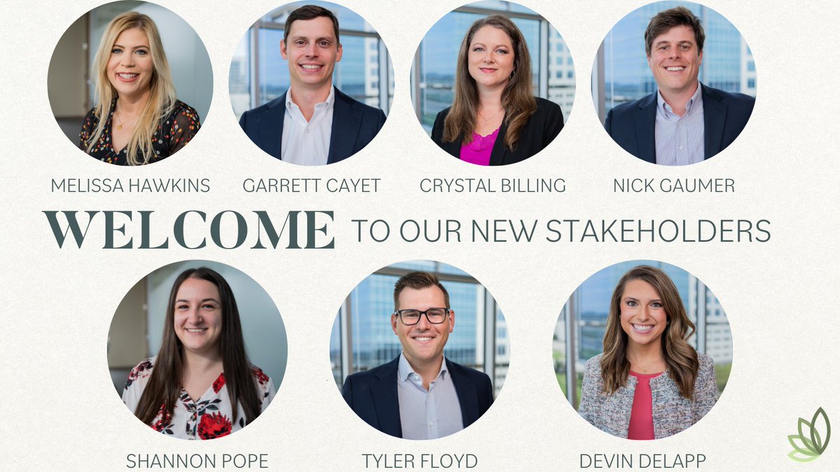 SFMG_Wealth's tweet photo. We are proud to announce the addition of seven stakeholders to the firm's ownership group! Welcome Melissa, Garrett, Nick, Crystal, Tyler, Shannon and Devin! #SFMGWealth

https://t.co/fu2gHfR0jp https://t.co/nDx0N18yxh