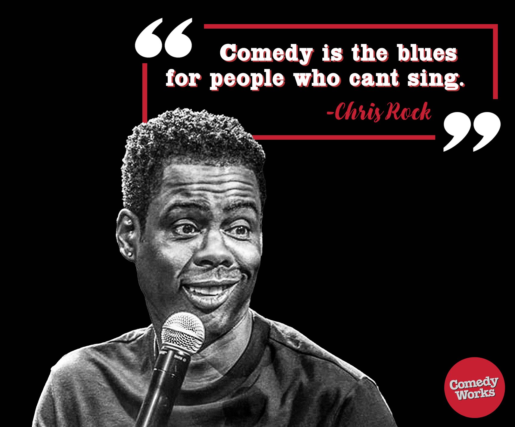Happy 57th Birthday to one of the absolute best - Chris Rock!

We re all lucky you can t sing. 