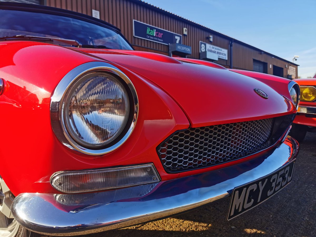 It's been a while, but tomorrow we'll be advertising this classic Italian car for sale. A great example to get us back into the swing of selling cars again it is too. #124Spider #fiat124