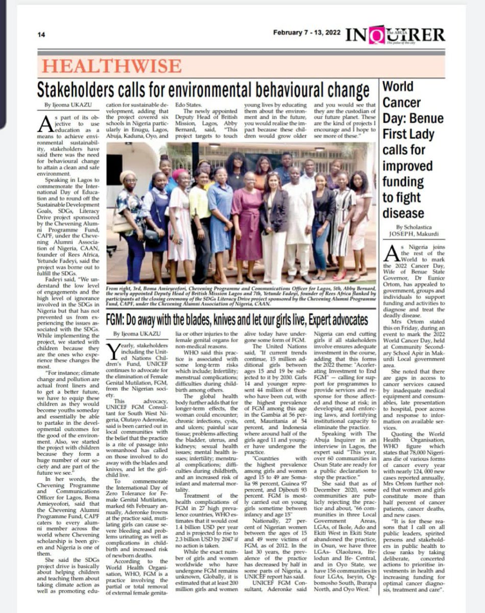 reesafrica's tweet photo. We made it to the news!!! 

We are so excited to have been featured in the news and we grateful to every partner, volunteer as well as donors that contributed to the success of the SDGs Literacy Drive.

#partnershipforthegoal #sdgs #reesafrica #sustainabilty #education #sdgs2030 https://t.co/Gp83Lhk9A7