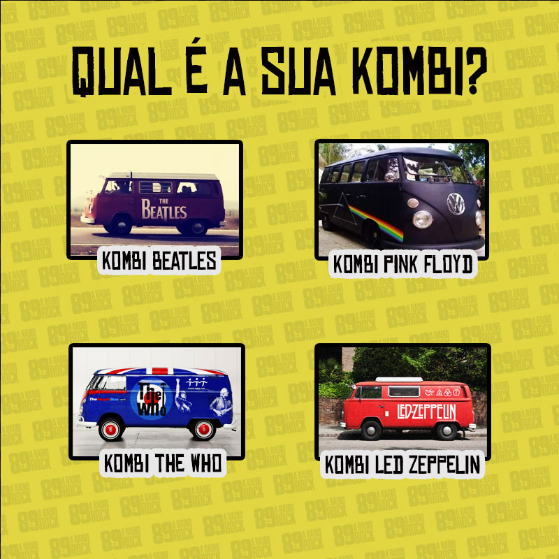 RadioRock89's tweet photo. Você comprou uma rifa para ajudar uma instituição de caridade e foi sorteado com uma Kombi rock and roll. Você pode escolher uma entre 4 modelos: Beatles, Pink Floyd, The Who e Led Zeppelin. Qual delas você sai pilotando?
#89FM #Rock #Kombi #Fusca #WvBus #VolkswagenBus #Van https://t.co/RegnnmMyNb