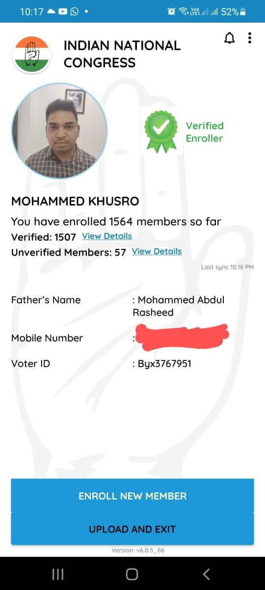 Mdmoiz99's tweet photo. Congratulations to khusro Kukatpally constituency minority leader on enrolling 1500 Verified members in Congress party.Great Work khusro @revanth_anumula
@INCTelangana @Faheem1250 @manickamtagore @djohninc @AnilTpyc @VamsiChandReddy @kcvenugopalmp https://t.co/iExv4NDwZl