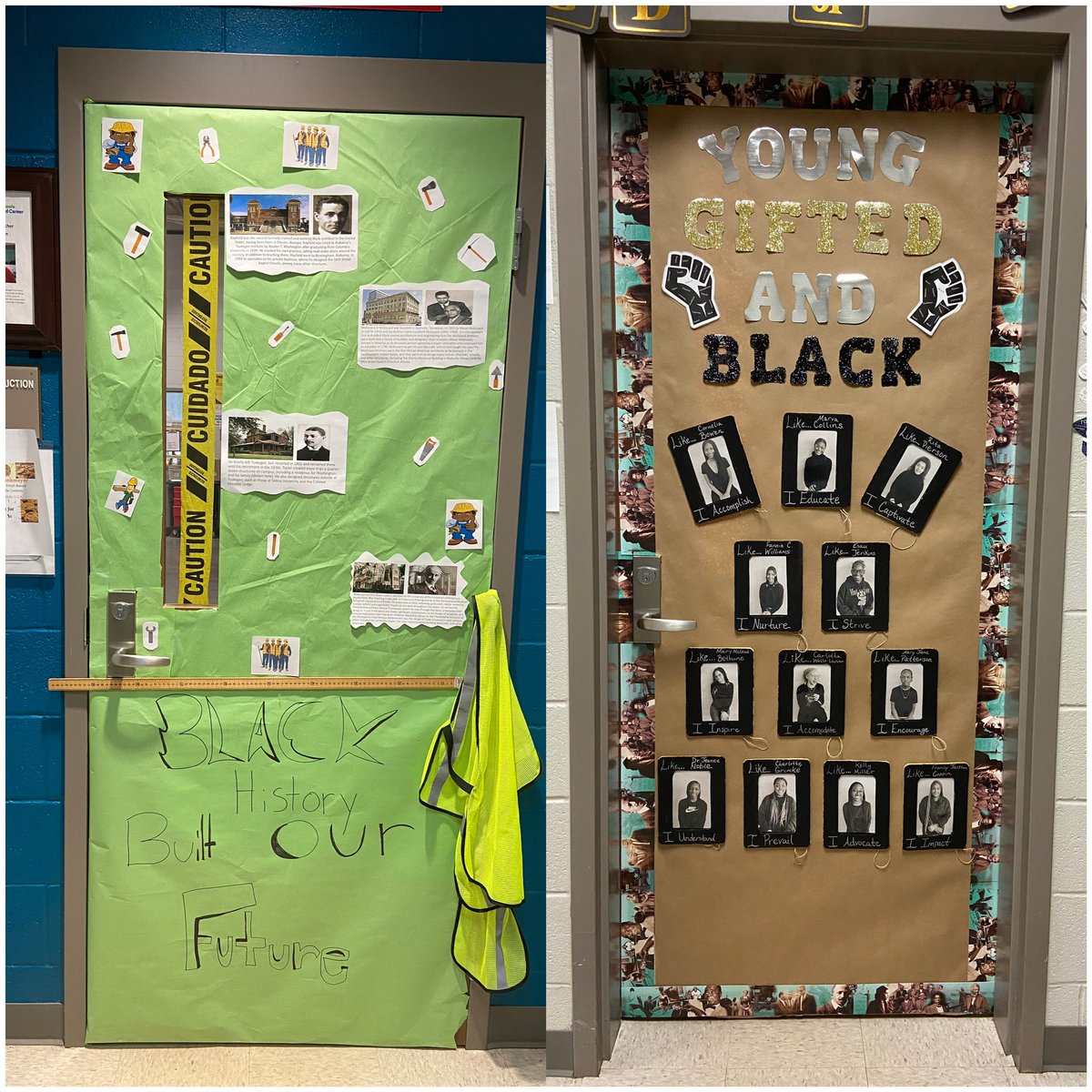 Voting is well underway in our 2022 Black History Month Door Decorating contest! Which door do you like the most??