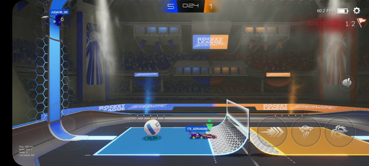 Spines648's tweet photo. @RocketLeague I'm on full bars wifi, good game 👏 1020 ping and goals don't register https://t.co/sp6SS3XQgD