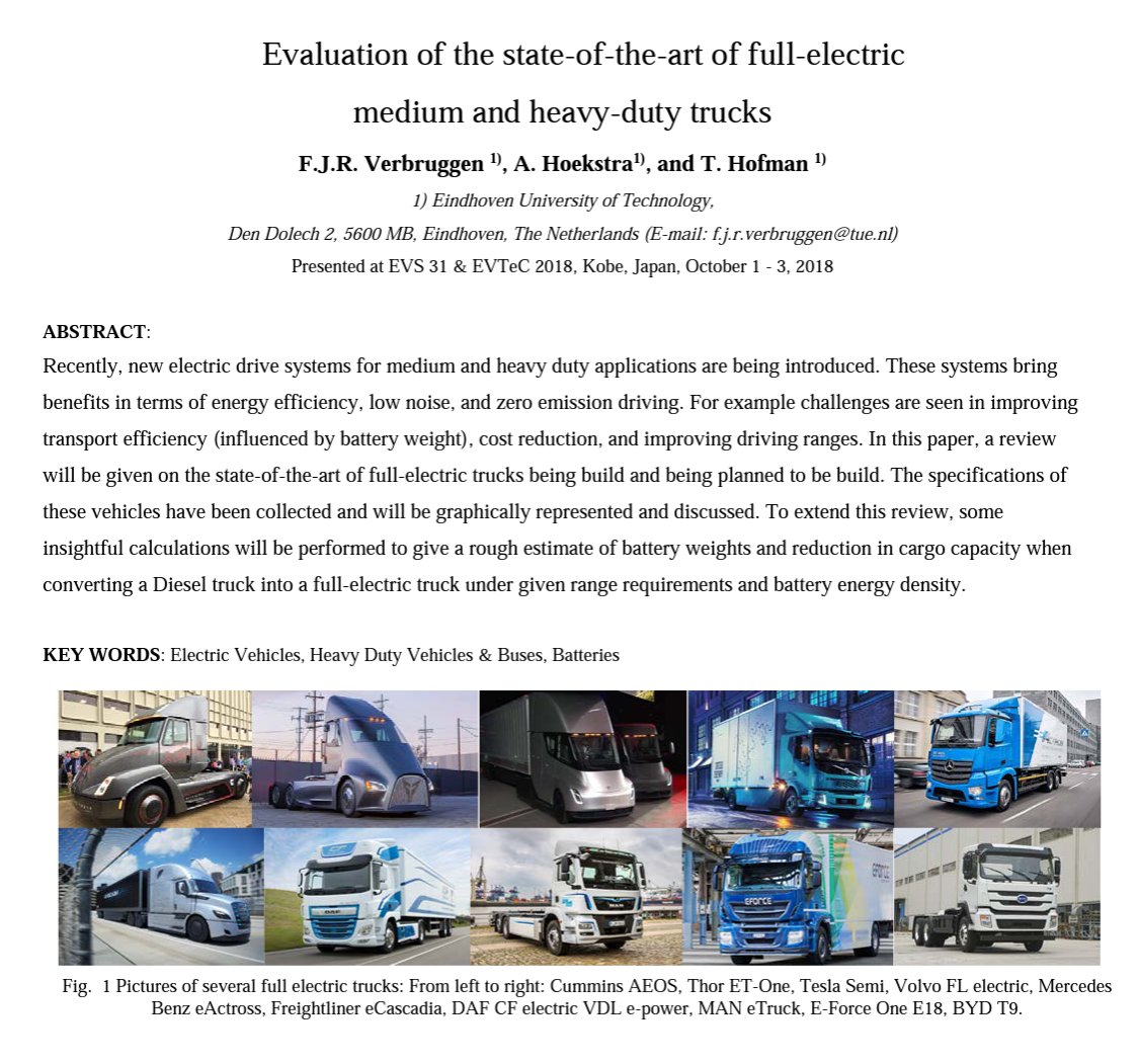 About weight: it might be interesting to know that batteries get lighter all the time and the electric drivetrain is lighter too.Heavier EVs is a very temporary phenomenon.Even for trucks. https://www.researchgate.net/profile/Auke-Hoekstra/publication/332780799_Evaluation_of_the_state-of-the-art_of_full-electric_medium_and_heavy-duty_trucks/links/5cffe4cc92851c874c5f8165/Evaluation-of-the-state-of-the-art-of-full-electric-medium-and-heavy-duty-trucks.pdf
