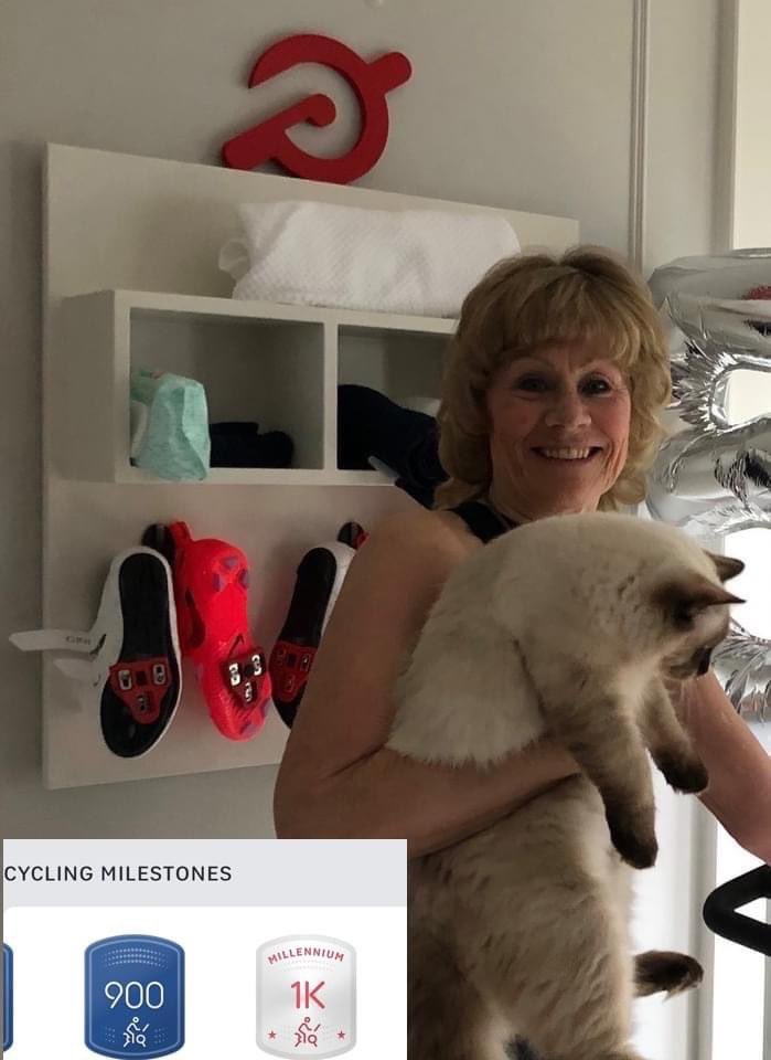 Yay, ride 1000, my Millennium ride is done and dusted today! With <a href="/onepeloton/">Peloton</a> community by my side, challenging classes, great instructors and music, and competition pushing me to my personal bests, I love ❤️ my bike. My biggest competitor is myself.