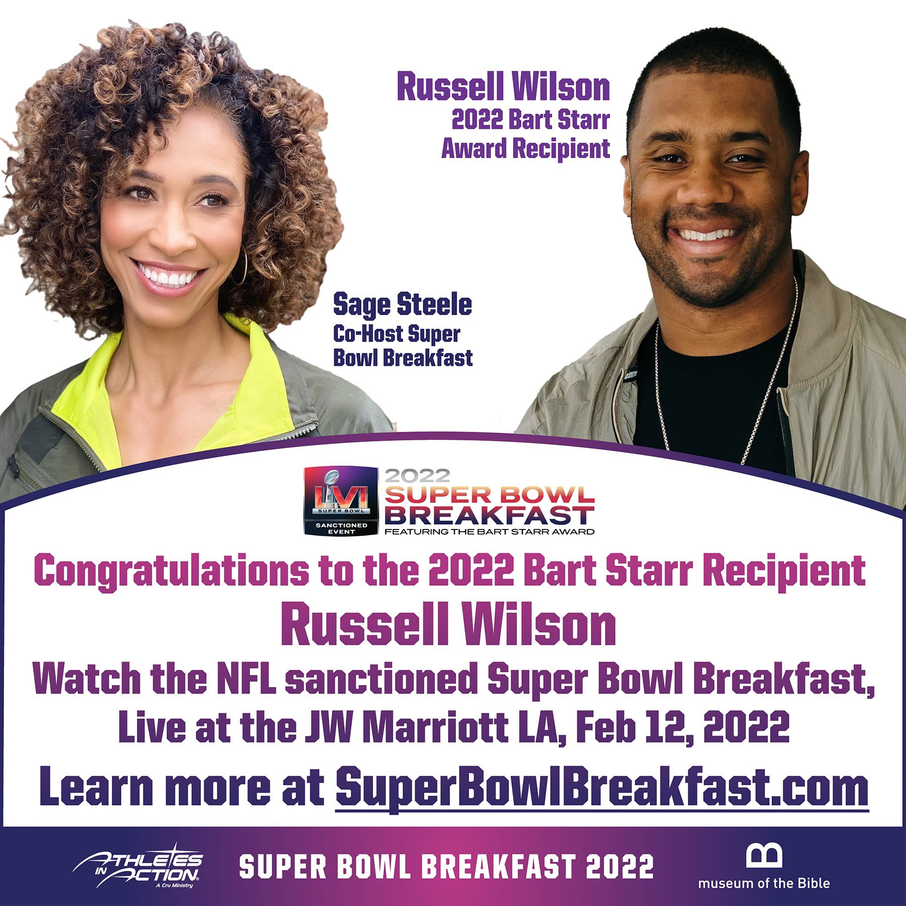 Sage Steele on Twitter "Honored to be a part of this next weekend in