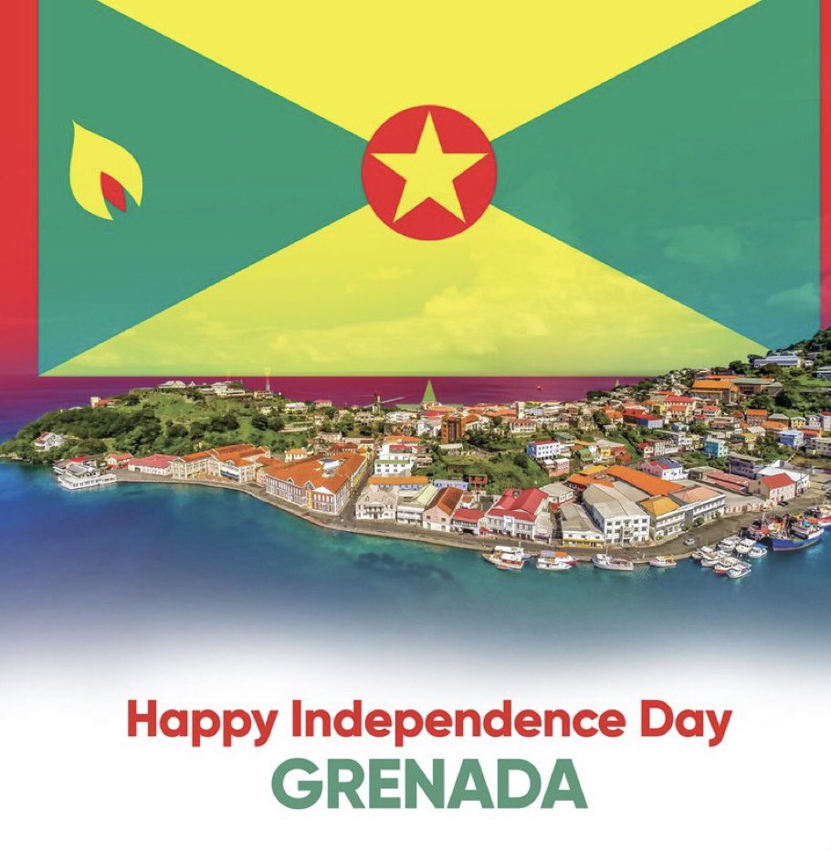 uwgsoca's tweet photo. Happy Independence Day Grenada!🇬🇩 The 7th of February marks its 48th anniversary of Independence from the United Kingdom on February 7, 1974.
 #uwg22 #uwg23 #uwg24 #uwg25 #uwg https://t.co/g7JouxapfH