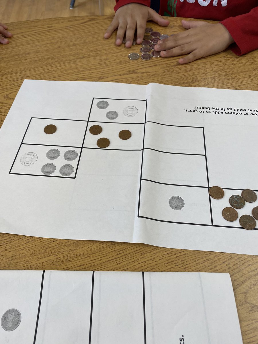 MissPeister's tweet photo. #CrossNumberPuzzles made an appearance in grade 1 today! Lots of counting on and looking for ways to make 10 https://t.co/R2VSP3EE8a