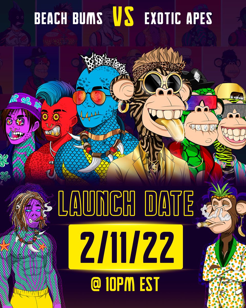 Beach Bums VS Exotic Apes tweet media