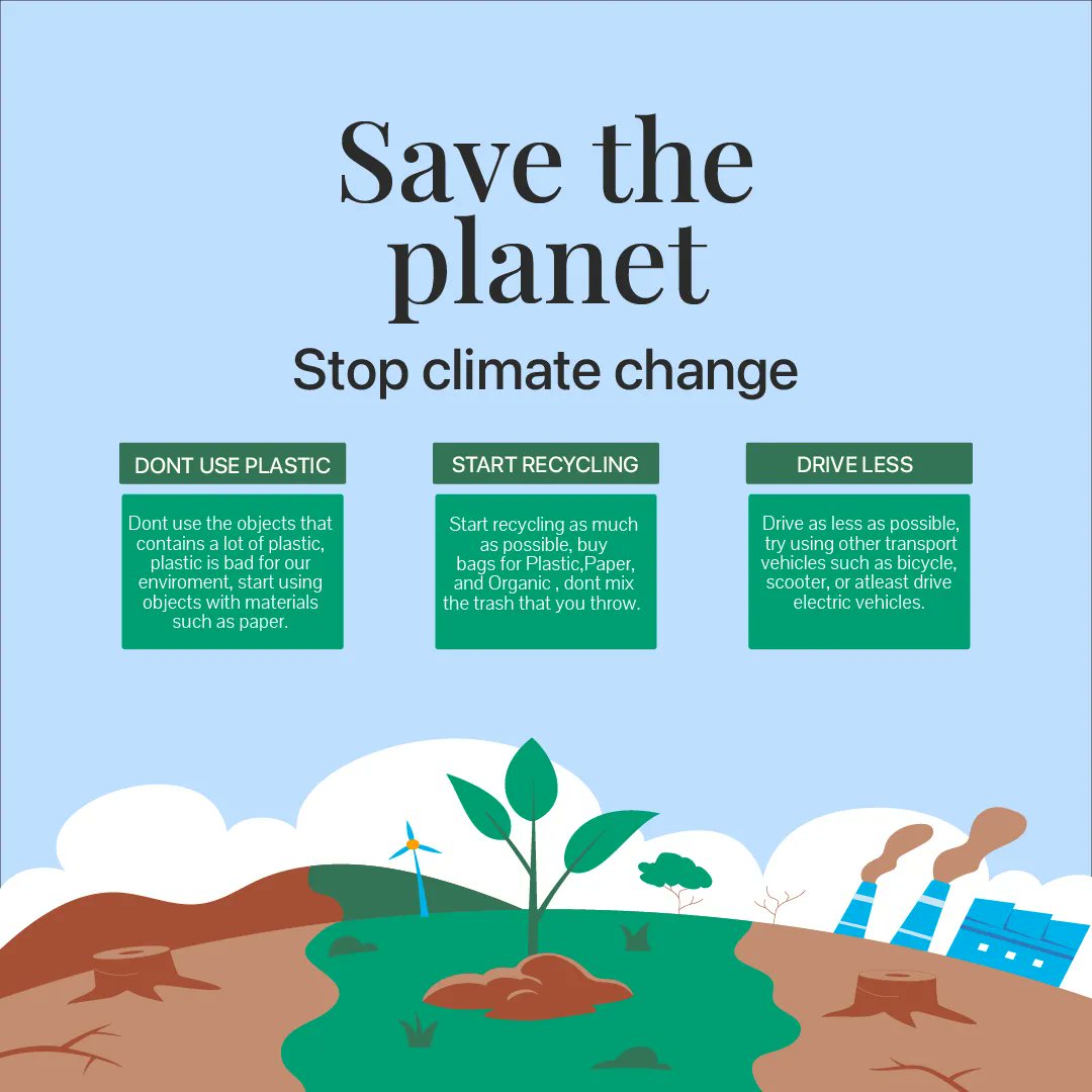 We can make earth a better place to live!