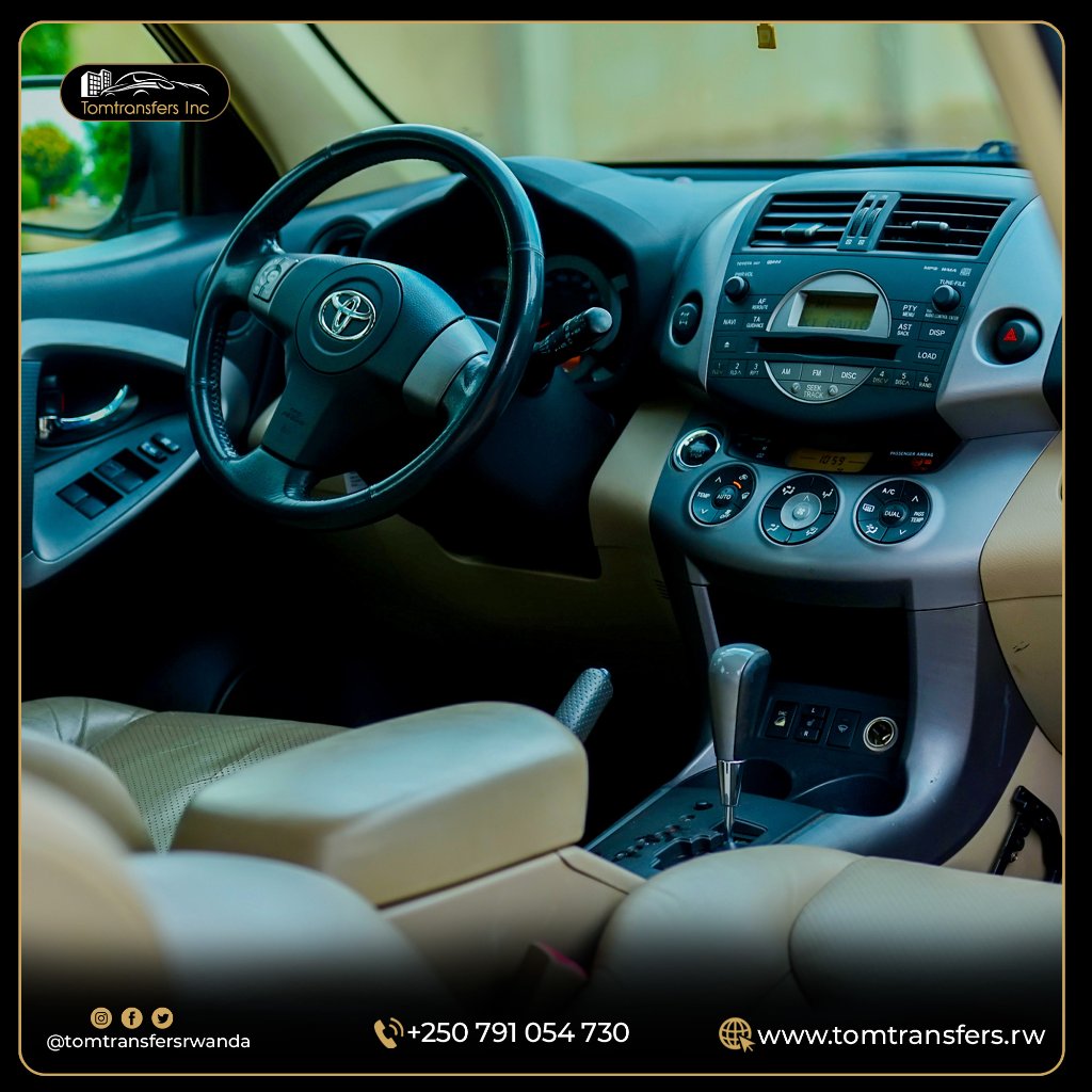 TomtransfersRda's tweet photo. Toyota Rav4, 2007
European edition
Automatic
80.000 Km
price:16 M, Rwf #RwOT  #business #Rwanda https://t.co/7zFa5jFPG4