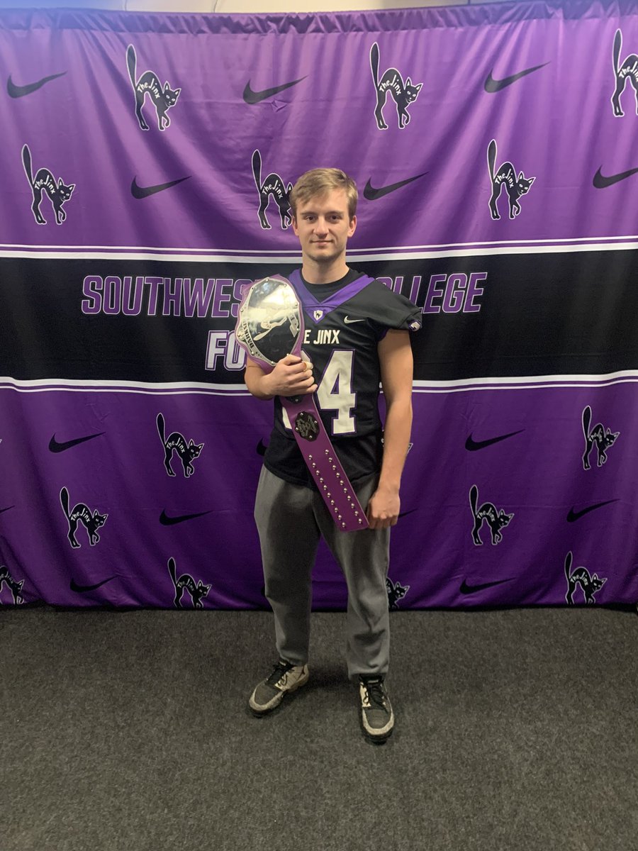 After a lot of thinking I’m happy to announce my commitment to <a href="/buildersports/">Southwestern College Moundbuilders</a> 
Thank you @CoachStrongSC for giving me this opportunity. #BrickByBrick