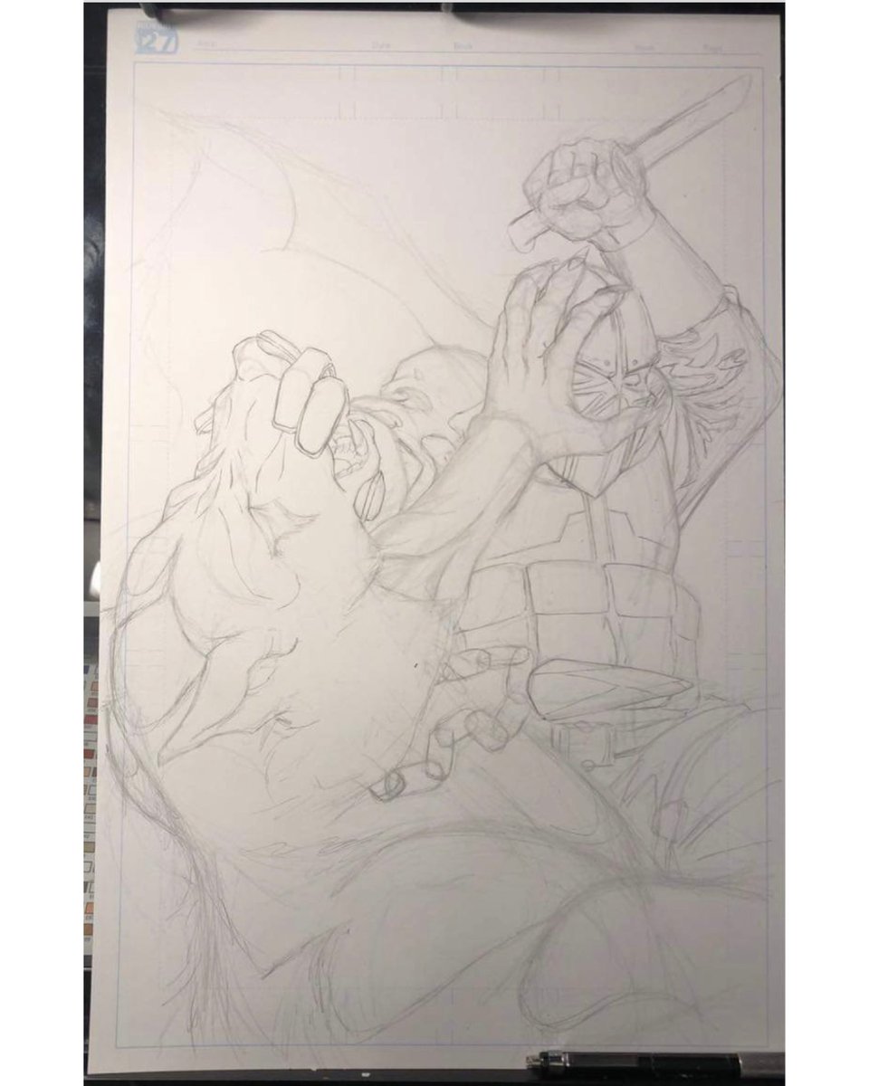 GalahadsComics's tweet photo. Galahad’s Comics Work In Progress Month! Day 7! Alien vs Predator SNES homage for Adam Fields book Prowl. The pencils are spectacular. @GalahadsComics #snes #adamfields #prowl #indiecomicsart #alienvspredator https://t.co/1QjJuxiKtr