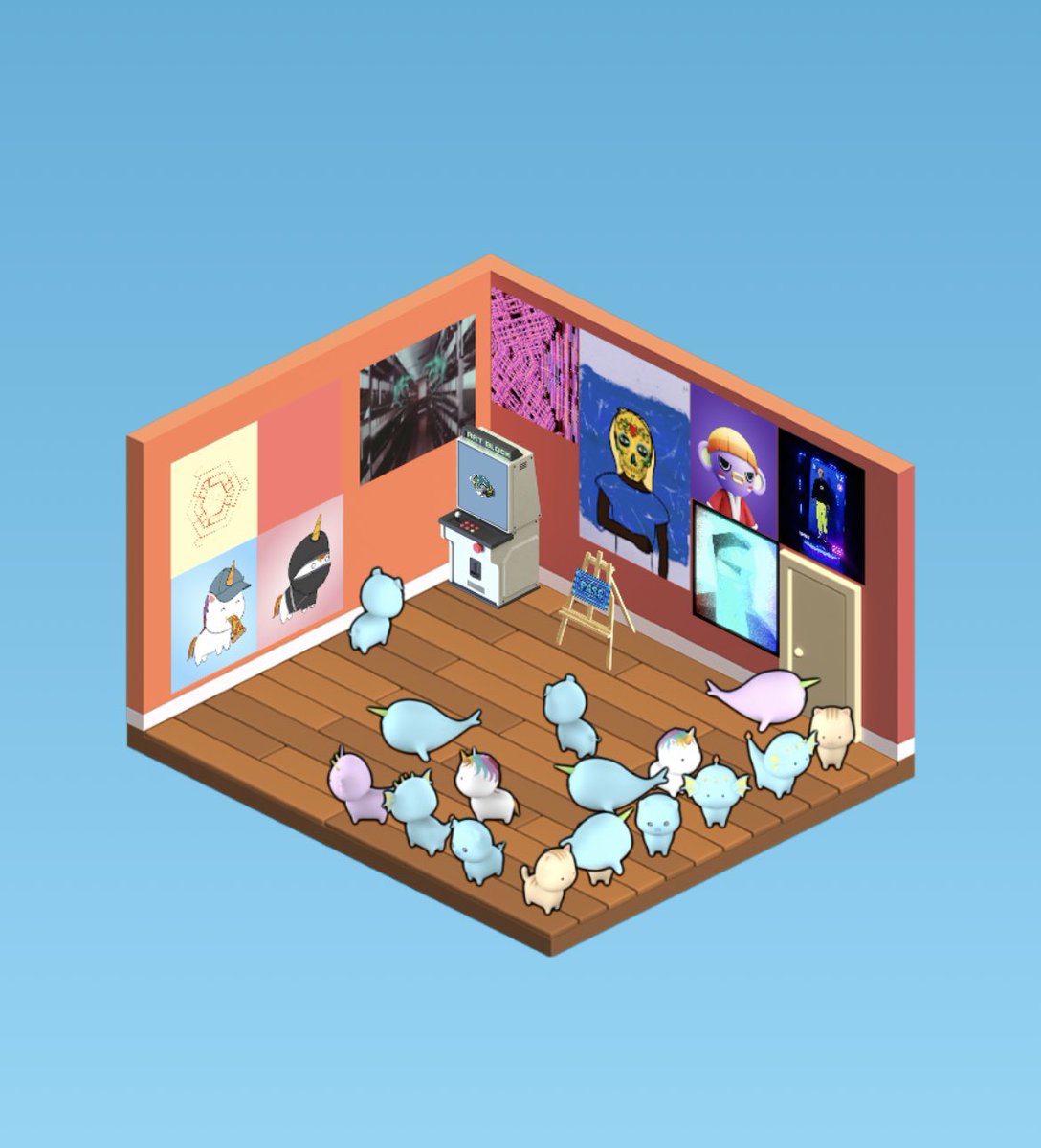 Chubbicornstm's tweet photo. 🎁 @ISOTILE GIVEAWAY 🎁

An Isotile Avatar will be given to a lucky winner. 

To enter:
🙏 Follow @chubbiverse + @isotile 🙏🙏 Retweet + like 
🙏 Attend the space 

A winner will be selected during our space stream. Come along and hang with @StringStory + @luxviridi1 https://t.co/D6sE4tJ0ug