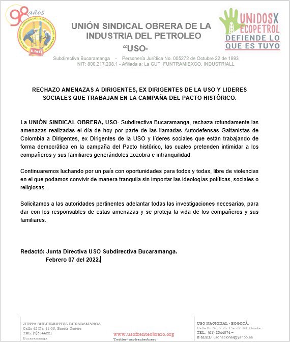 Martha Lucía Orozco tweet media