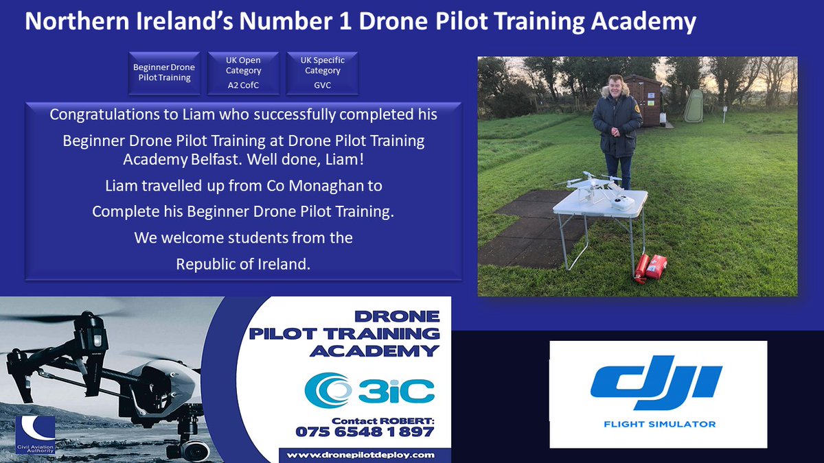 Drone Pilot Training Academy Belfast tweet media