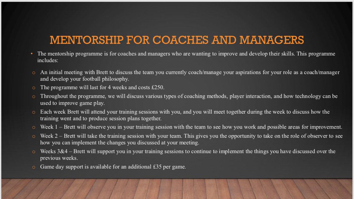 MavenFootball's tweet photo. Are you a grassroot coach? Are you a parent who has taken over a team? With these packages we can upskill you to a standard where the players and club will benefit. It will also put you in pole position if you wanted to take on your coaching badges! Get in contact today https://t.co/f6ooeGcGBu