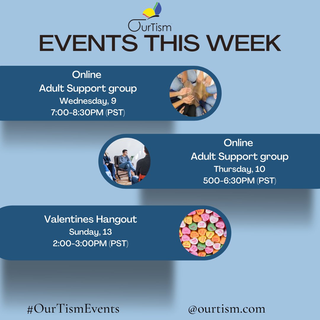 ourtism's tweet image. Remember to go register for our events coming up this week. ⬇️
ourtism.com/events-calenda…
.
.
.
#OurTism #ActuallyAutistic #AdultSupportGroup #AutisticSupport #Autism #OurTismEvents