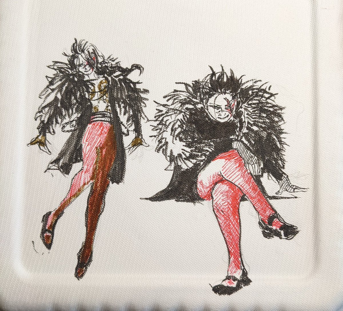 Grassfur's tweet photo. no one asked for this but it's captain reuben price except I based him off the new kenshi yonezu song except he's on my takeout container because ???? 

#jrwifanart https://t.co/WtQ4eapkra