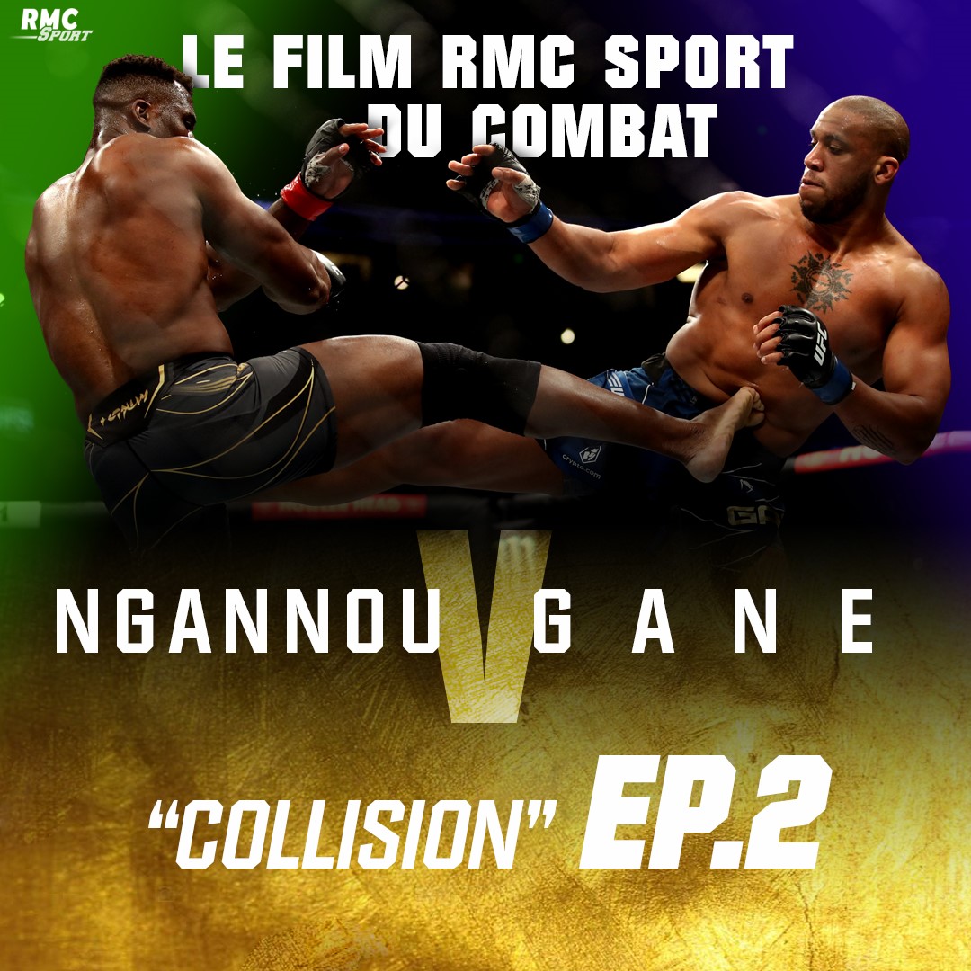 RMCsport's tweet image. 🎬 Il est là ! Le film RMC Sport du combat #NgannouGane. L'un des plus beaux réalisés par RMC Sport.

Une merveille de 33 min pour ne jamais oublier cette semaine historique du sport français.

Vous êtes 1,7M à avoir vu l'ép. 1. Voici "Collision, ép. 2" ► bit.ly/3JbzOfI