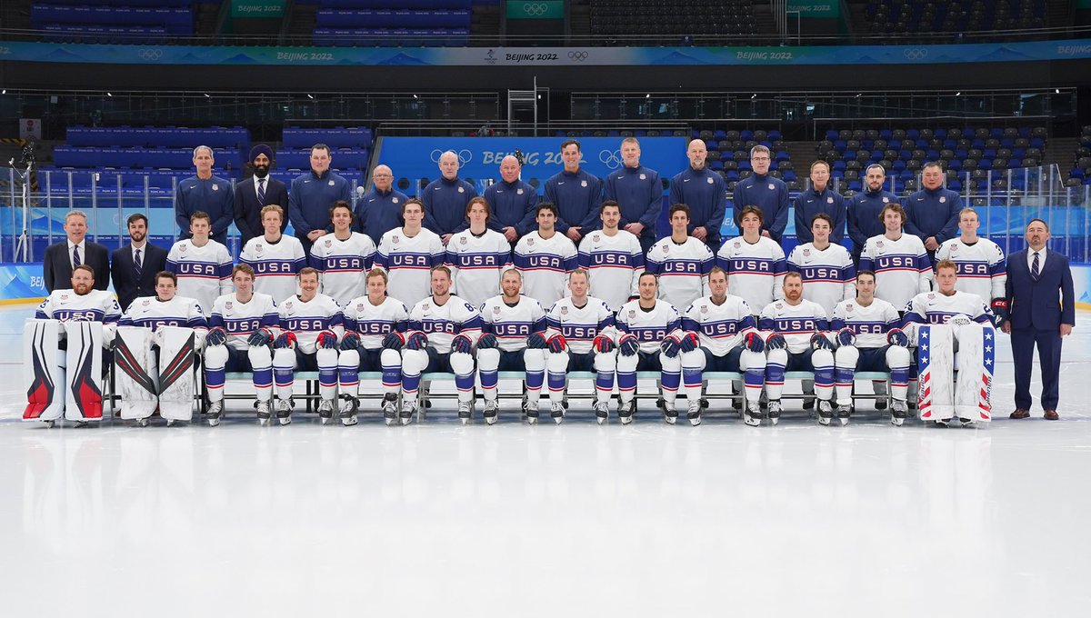 usahockey's tweet photo. The Men’s Team photos are in📸

#TeamUSA | #WinterOlympics https://t.co/nZf2v8Luc4