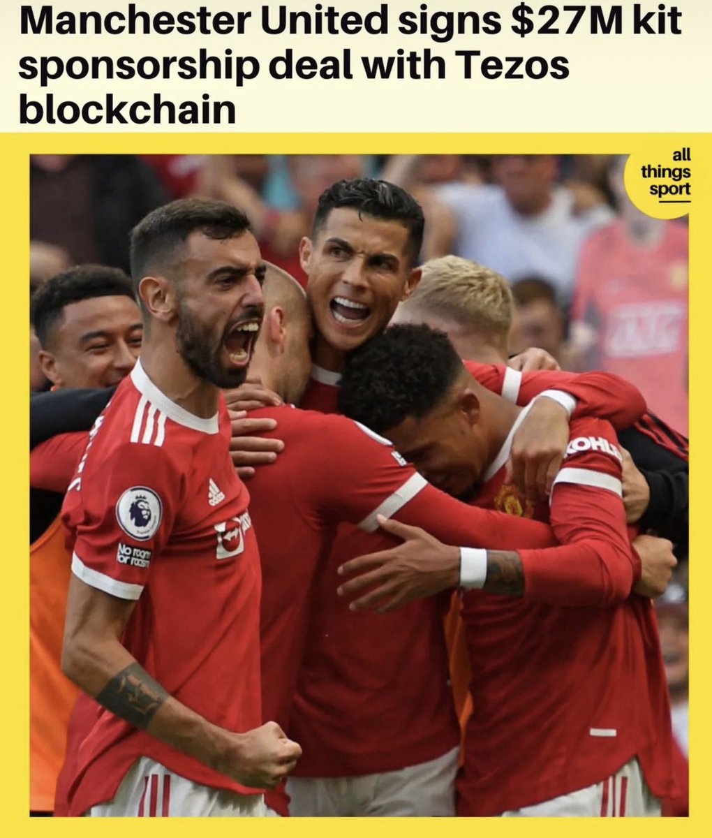 Deal: <a href="/ManUtd/">Manchester United</a> x <a href="/tezos/">Tezos</a>