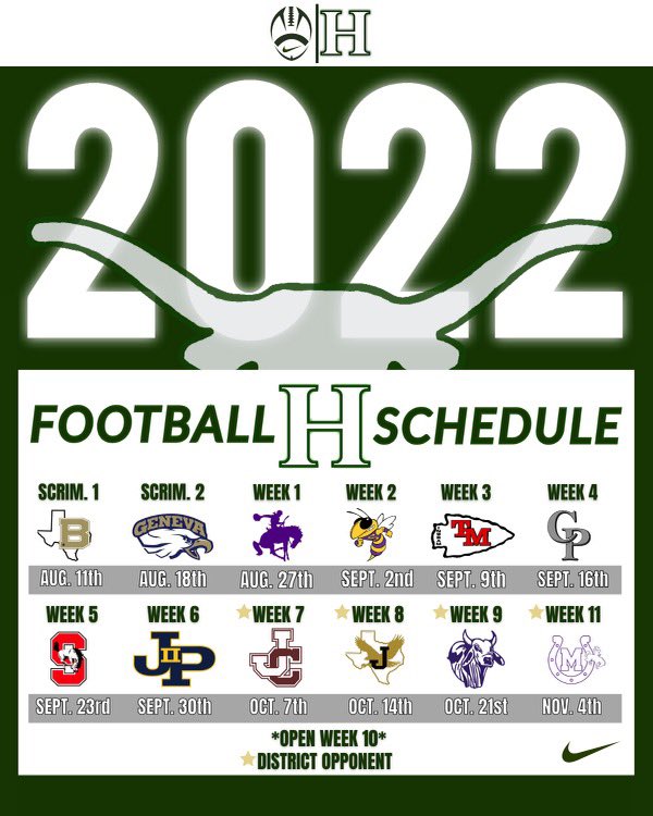 Chad Zenner (@coach_zenner) on Twitter photo Here it is!!! 2022 Harper Longhorn Football Schedule!!🤘🏻HornPride🤘🏻<a href="/TXHSFOOTBALL/">TX HS Football</a> <a href="/dctf/">Dave Campbell's — TexasFootball.com</a> Here it is!!! 2022 Harper Longhorn Football Schedule!!🤘🏻HornPride🤘🏻<a href="/TXHSFOOTBALL/">TX HS Football</a> <a href="/dctf/">Dave Campbell's — TexasFootball.com</a>