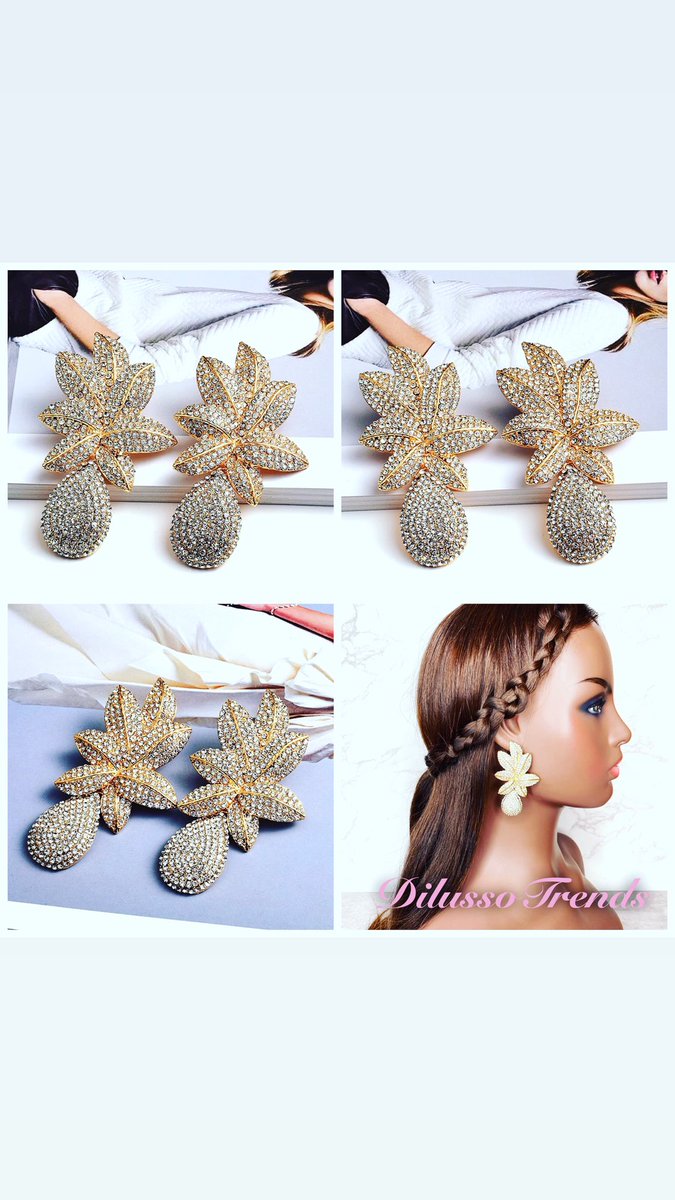 Dilussotrends's tweet photo. These gorgeous earrings will leave a mark at your next major event. Shop the look now. Please visit our website for more details at: https://t.co/fOdsLyrhDr https://t.co/bWMEMz1rKj