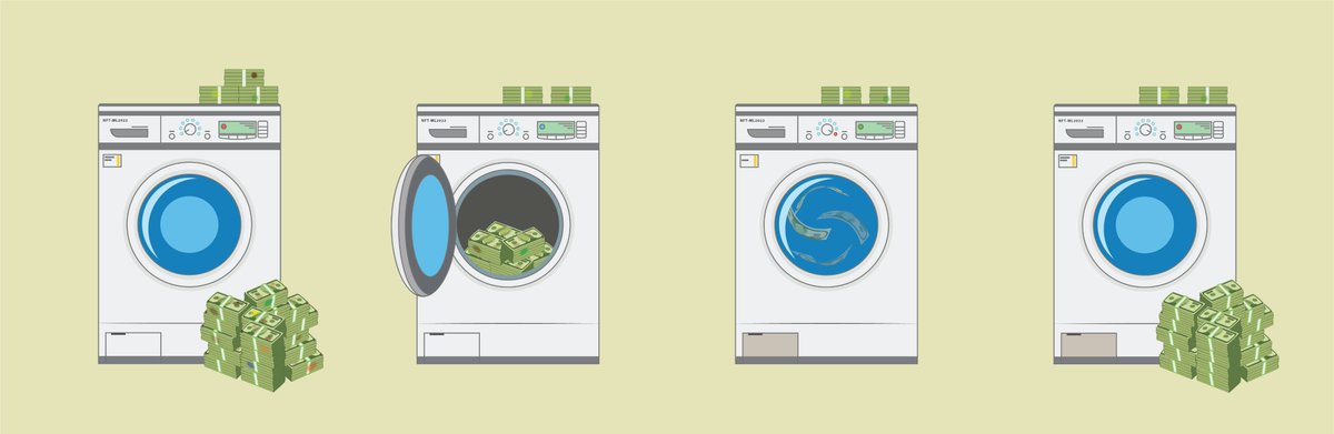 cryptofunbits's tweet image. Created a new #NFT collection! This one is called NFT Money Laundering and is a satire on the concept of NFTs. Enjoy!

#NFTs #NFTCollection #NFTdrop #MoneyLaundering #MoneyWash #WashingMoney #cryptoart #cryptoartwork #BAYC #CRYPTOPUNK #cryptopunks