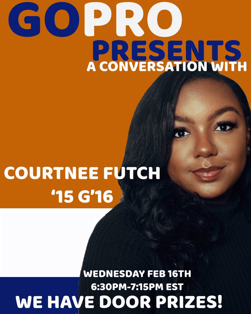 Register for #GenerationOrange GO Pro event on 2/16 with chef and author Courtnee Futch, some attendees will also receive tasty door prizes! cusecommunity.syr.edu/s/1632/17/inte…