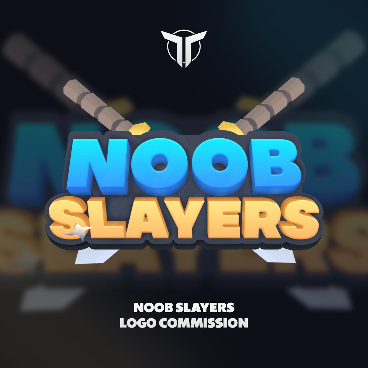 TitanLogos's tweet photo. 'Noob Slayers' - logo competition🗡️

Check @CAPSRBLX's twitter page for his version of this logo

#RobloxDevs | #RobloxGFX | #RobloxArt https://t.co/pK2q1eU818