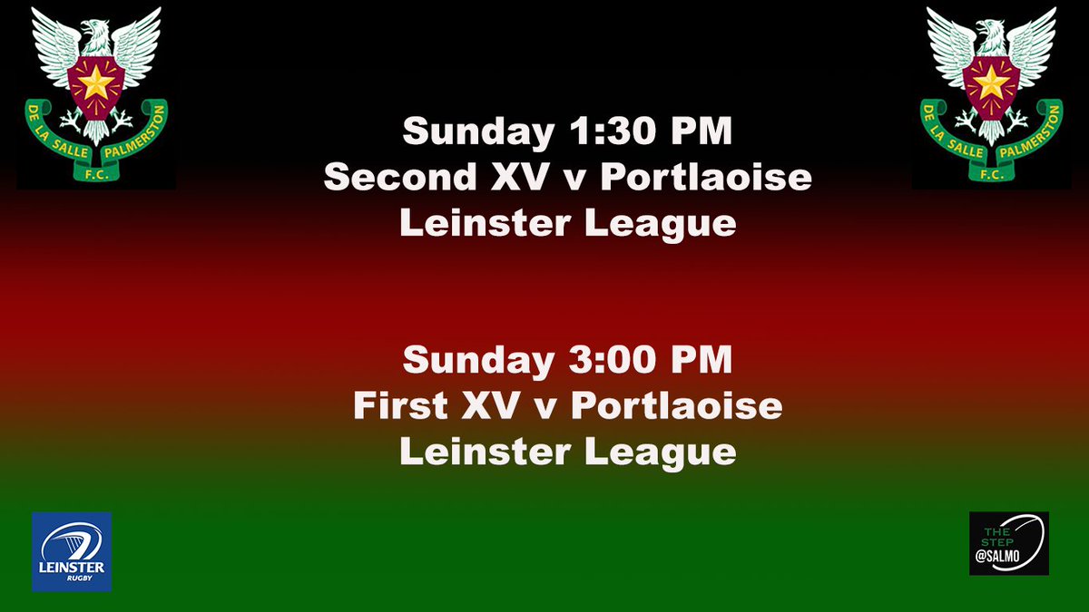 The business end of our Leinster League Div 2A campaign is fast approaching with just 2 fixtures remaining.

We would kindly ask all members to please make every effort to support the team over the coming weekends as they look to close out the season on a high. 

All RTs welcome!