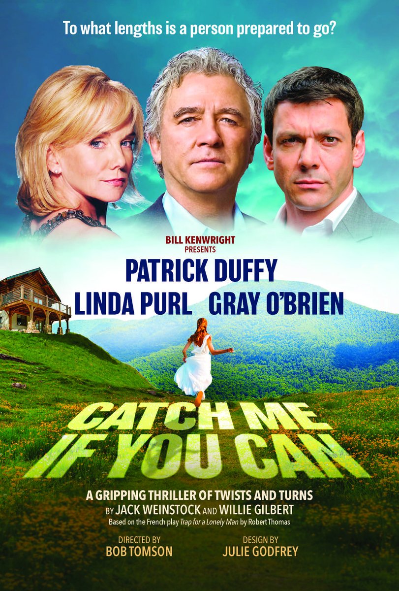 US stars, Patrick Duffy from Atlantis and Linda Purl from Happy Days fly in from
#Hollywood to #Blackpool for Catch Me If You Can starring alongside Gray O’ Brien from Coronation Street🎭

bit.ly/3rvmwVC

#Theatre #NewShow #Entertainment