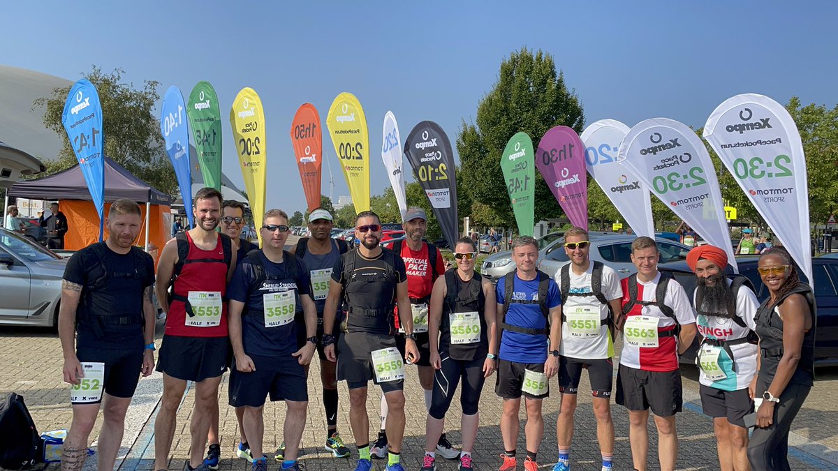 Whether you’re aiming for 80 mins or 2.5 hrs, our 20-strong pacer team at Wokingham will help you hit your target with an even paced race. Good luck PB hunters…