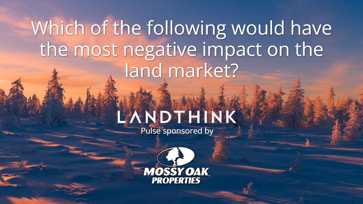 landflip's tweet photo. 📊 The February Pulse is out! Tell us what you think. Thanks to @MOPlandforsale for choosing and sponsoring this month’s #LANDTHINK Pulse question. Answer here: https://t.co/TQjcQGHMAO #realestate #land https://t.co/S8soxHDd7z