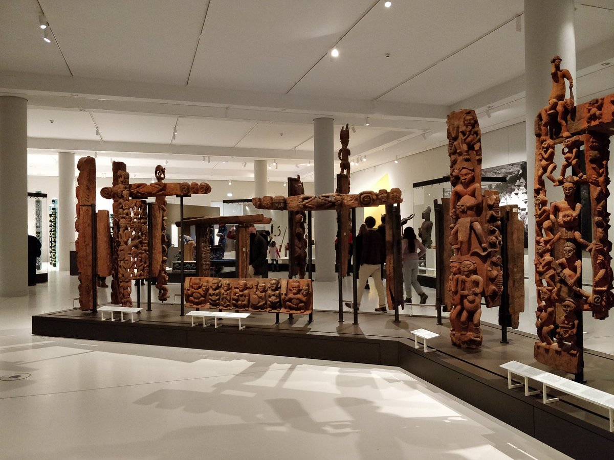 ilonareg's tweet photo. New display of the fabulous Cameroon collection @humboldtforum #Berlin - so focussed on the #collonial narrative that I learned nothing about #Cameroon, its #history or people. Is this how we want to see these cultures? https://t.co/0jjY0l0kyC https://t.co/kpwB2A8zSk
