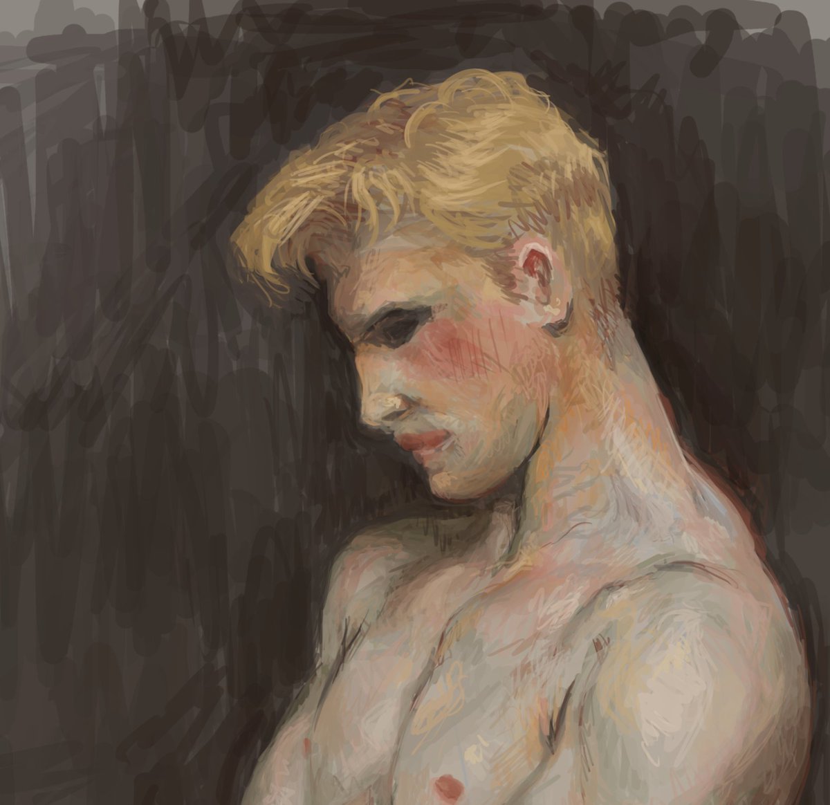 IroFeidia's tweet photo. Art Study on the Germanic Warrior with Helmet,
dunno why I was transfixed at this,
maybe it's the rippling muscles.
.
.
#artstudy #painting https://t.co/9Lk17kJovq