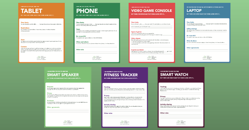 FOSI's tweet photo. New tech? New rules.
Parents: use FOSI's newly revised Device Online Safety Cards to establish expectations for your child's new phone, gaming console, laptop, wearable device, and more. #GoodDigitalParenting #SaferInternetDay