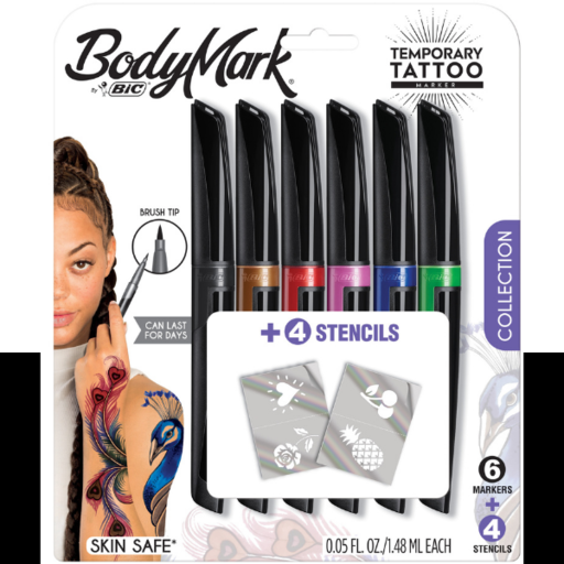 KCReviews1's tweet photo. Yes I'm celebrating self-expression with @bodymarkbybic - Save $4 with Ibotta! Score yours at Walmart in the Stationary Aisle, and be #ReMarkablyYou too. #BodyMarkByBIC #ad https://t.co/4Z2XKlRcmU https://t.co/NnPdsi4piI