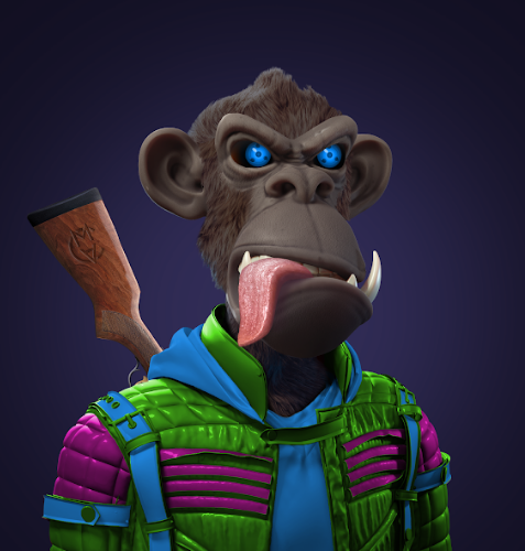 NFTneo12's tweet photo. @monsterapeclub Monster Ape #927 >> Look at those blue eyes, dope af!! 💙💙 https://t.co/cOmBjwWj1N