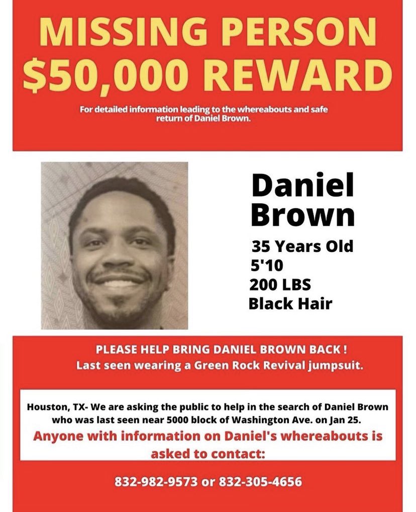 JayAustin_'s tweet photo. Please Help bring Daniel Brown back! https://t.co/y8sTcplPXU