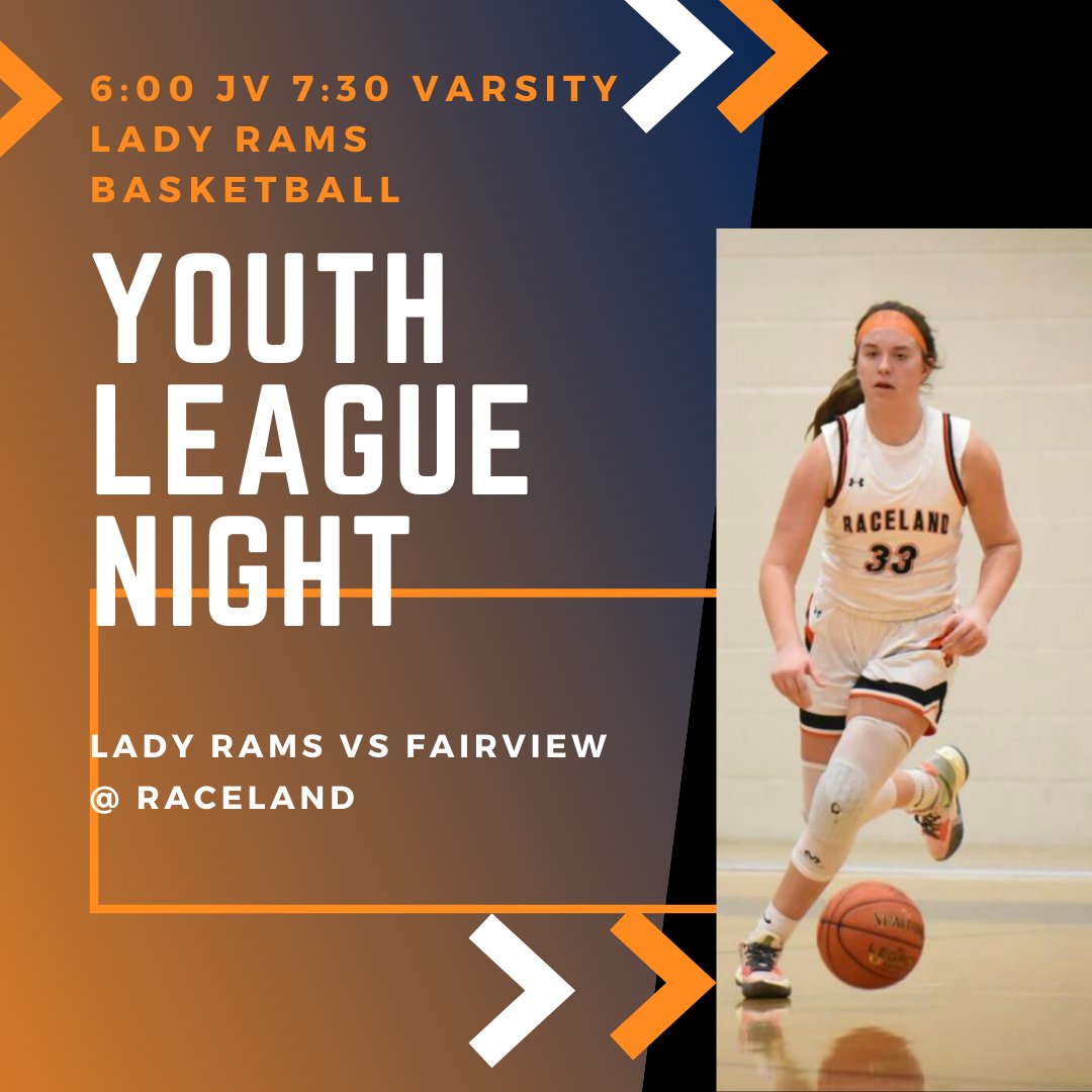 Come out tonight and honor our future Lady Rams teams on Youth League Night.