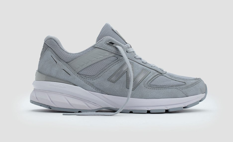 SOLELINKS's tweet photo. Ad: New Balance 990v5 Vegan Friendly 'Grey' available in most sizes via NB US => https://t.co/C9oUz2npET https://t.co/5e5FY1Gd8f