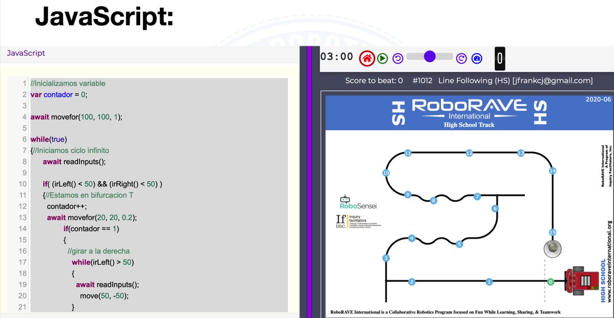 RoboRAVE Global Virtual 2022
With only an investment of 10 USD per participant and includes a certificate of participation; as well as prizes to participate in other RoboRAVE tournaments.
Note: For every 10 registered; We give you one free of charge. #roboRAVE #Robot