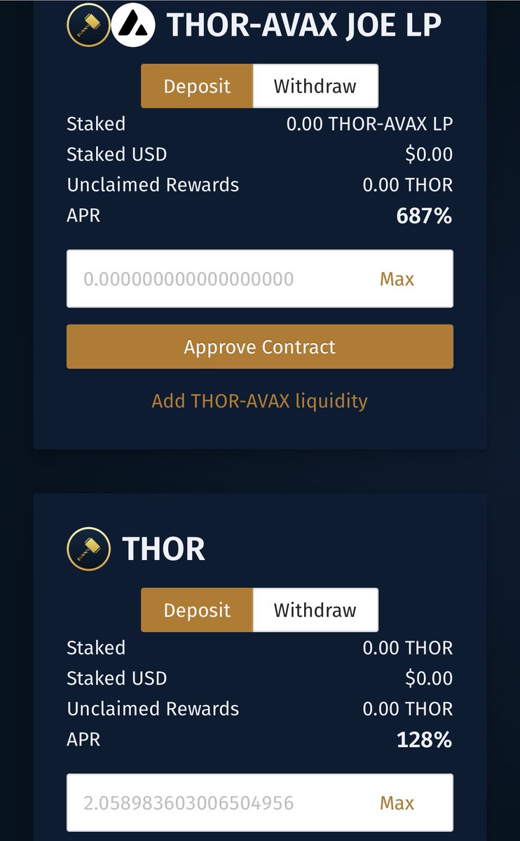 Attention Asgardian’s: In addition to our LP, we have just launched a THOR solo staking pool! A great place to park any claimed rewards #thornodes #passiveincome