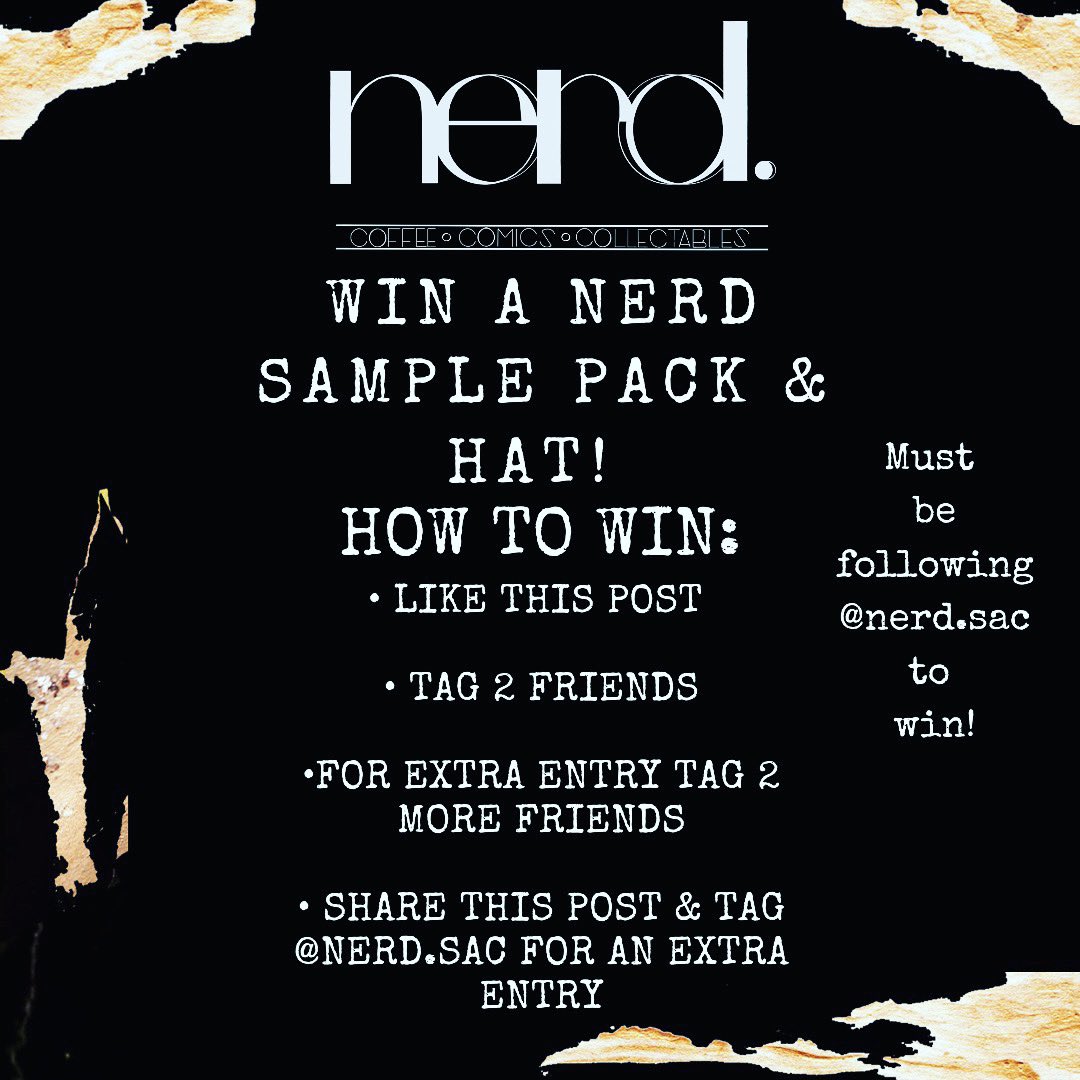 nerdcoffeesac's tweet image. GIVEAWAY ALERT: Check us out on Instagram! Must be following there to win! 

#Giveaway #nerdcoffee #supportsmallbusiness #nerd #coffee #freecoffee