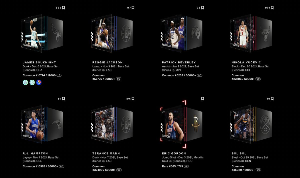 let's goo! snagged a bouknight and a rare eric gordon #TopShot #NBATopShot <a href="/nbatopshot/">NBA Top Shot</a> <a href="/TheFirstMint/">TheFirstMint</a> <a href="/OwnTheMomentNFT/">Own the Moment</a> 🔥🏀